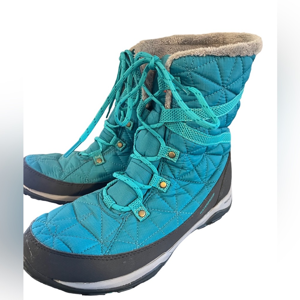 Columbia Teal and Gray Winter Boots - Picture 6 of 9